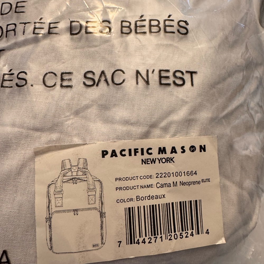 Pacific Mason CAMA (M) NEOPRENE ELITE BORDEAUX Backpack - Picture 9 of 9